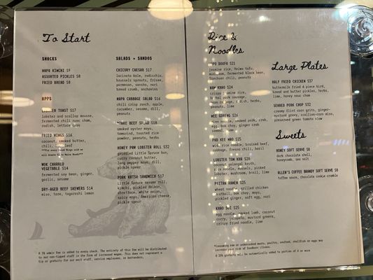 Menu photo 1 The Honey Paw Portland, ME Menu photo 1 The Honey Paw Portland, ME