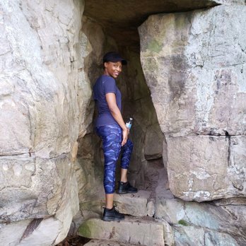 Glen Falls Trail - The steps just beyond the waterfall - Hiking Near Me - Chattanooga, Tennessee