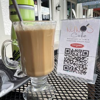 Nuno's Cafe - Almond milk latte - Breakfast & Brunch Near Me - Orlando, Florida
