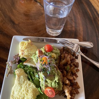Stonefish Grill - Avocado Toast side of scrambled eggs and side of potatoes - Seafood Near Me - Haleiwa, Hawaii Stonefish Grill - Avocado Toast side of scrambled eggs and side of potatoes - Seafood Near Me - Haleiwa, Hawaii