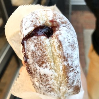 Blackbird Doughnuts - Fenway - Boysenberry jam donut (vegan) - Donuts Near Me - Boston, Massachusetts Blackbird Doughnuts - Fenway - Boysenberry jam donut (vegan) - Donuts Near Me - Boston, Massachusetts