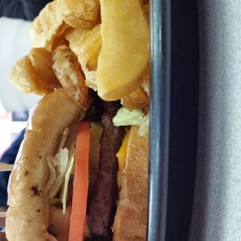Hamburger King - Double cheeseburger basket. Yuuuuummm!! - Burgers Near Me - Shawnee, Oklahoma