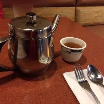 Lucky Garden - Hot Tea, pretty standard. - Chinese Near Me - Salem, Oregon
