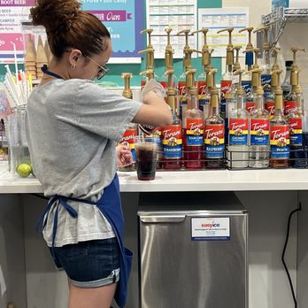 Candycopia - Dirty soda making in progress. - Candy Stores Near Me - Oak Park, Illinois