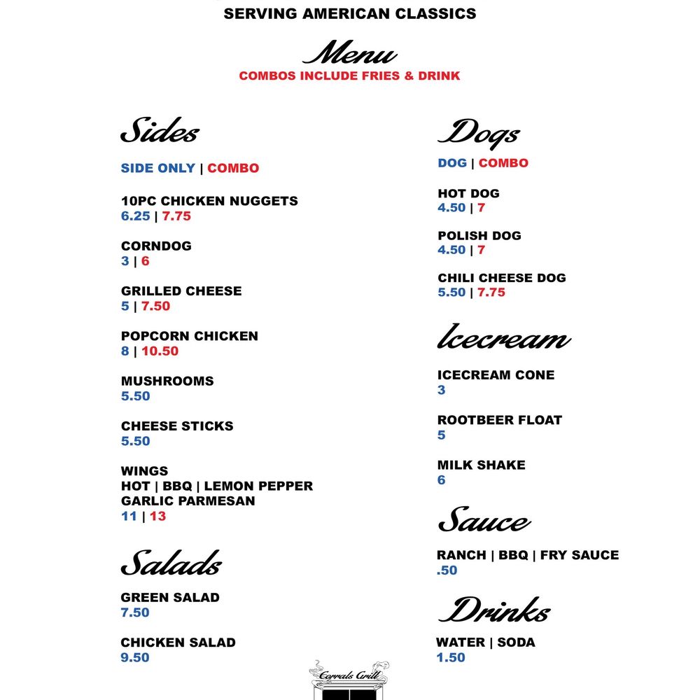 Menu Menu