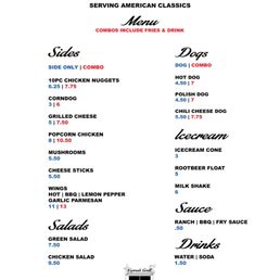 Menu Menu