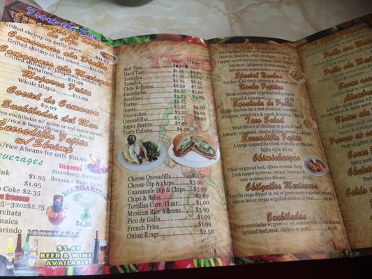 Menu photo 3 Taco Express Indianapolis, IN
