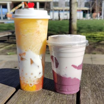 And Drinks - Mango and purple yam - Bubble Tea Near Me - Richmond, British Columbia And Drinks - Mango and purple yam - Bubble Tea Near Me - Richmond, British Columbia