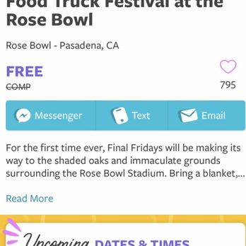 Rose Bowl Stadium - It's FREE. Goldstar has Free Tickets for The Food Truck Festival @ The Rose Bowl - Stadiums & Arenas Near Me - Pasadena, California Rose Bowl Stadium - It's FREE. Goldstar has Free Tickets for The Food Truck Festival @ The Rose Bowl - Stadiums & Arenas Near Me - Pasadena, California