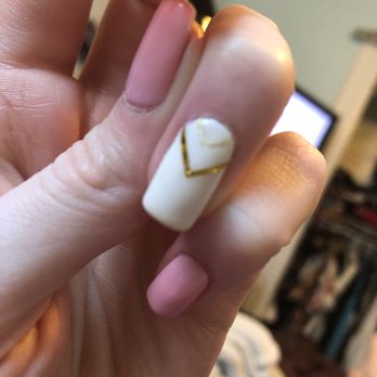 Lyndhurst Nails - Two days later. Her nail design fell off. - Nail Salons Near Me - Lyndhurst, New Jersey