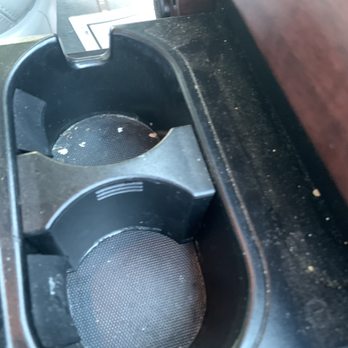 Cruise-In Auto Spa - Front cup holder after 6 hours and $275 detail - Car Wash Near Me - Norman, Oklahoma