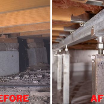 Sure-Dry - Foundation stabilized and sagging floors fixed using SmartJacks. - Waterproofing Near Me - Menasha, Wisconsin Sure-Dry - Foundation stabilized and sagging floors fixed using SmartJacks. - Waterproofing Near Me - Menasha, Wisconsin