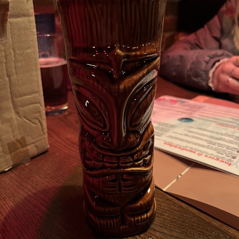 The Reef - Tiki Mug. Apparently the last one they have. - American Near Me - Boise, Idaho The Reef - Tiki Mug. Apparently the last one they have. - American Near Me - Boise, Idaho