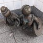 Photo of Tom Otterness Sculptures Entitled Life Underground