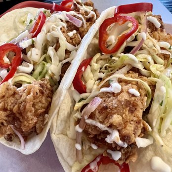 Dos Gordos Tacos & Tequila - Fried chicken taco - Tacos Near Me - Spokane, Washington Dos Gordos Tacos & Tequila - Fried chicken taco - Tacos Near Me - Spokane, Washington