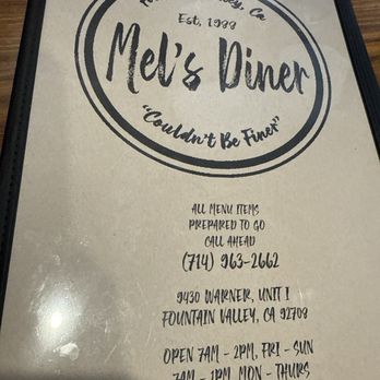 Mel's Diner - Diners Near Me - Fountain Valley, California Mel's Diner - Diners Near Me - Fountain Valley, California