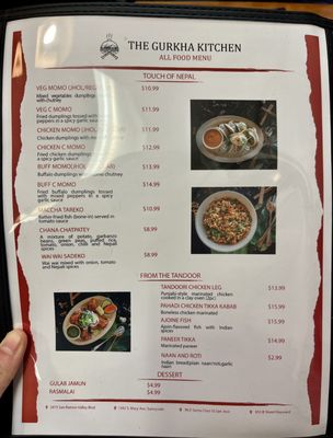 Menu photo 8 The Gurkha Kitchen Hayward, CA Menu photo 8 The Gurkha Kitchen Hayward, CA