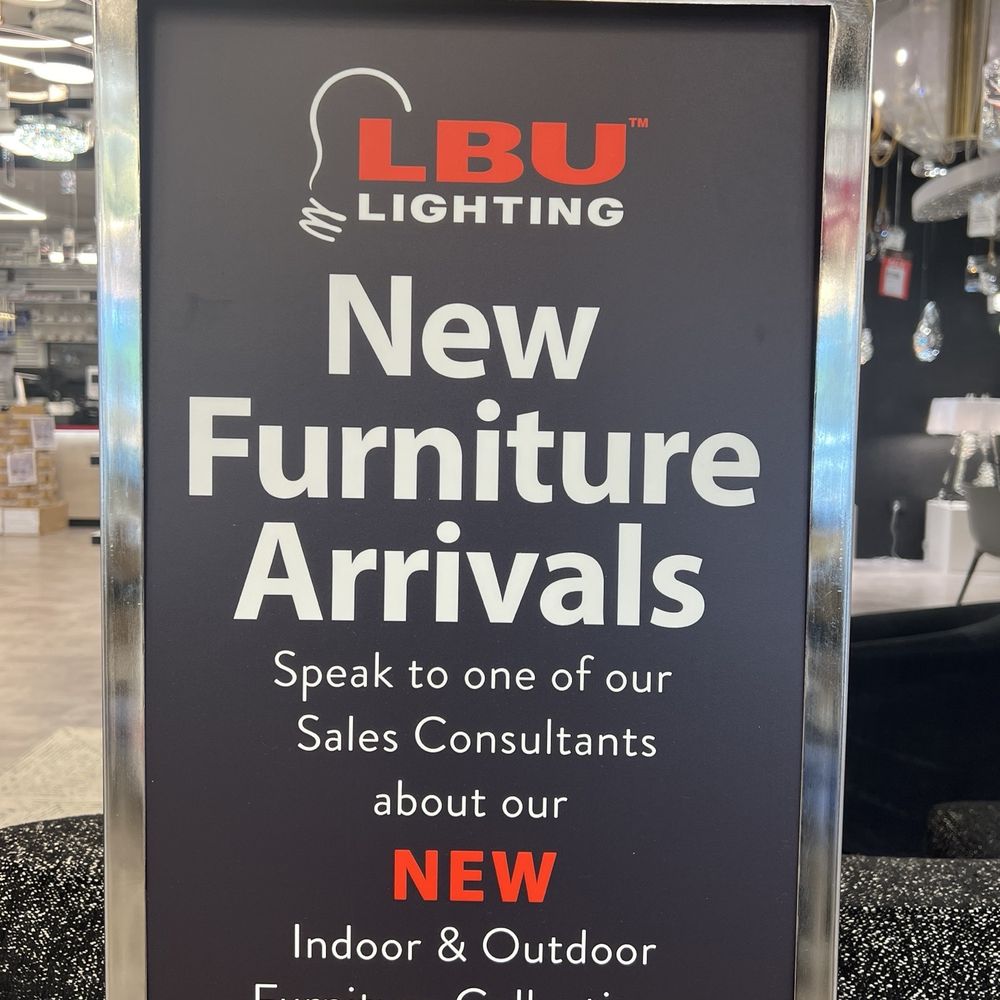 LBU Lighting - LBU now getting into the furniture, business pool, lighting, and great furniture make for a fun home or office - Lighting Stores Near Me - Boca Raton, Florida
