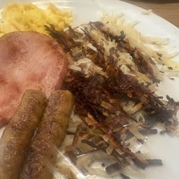 Burnt hash browns Burnt hash browns