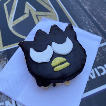 Hello Kitty Cafe - Badtz Maru rice krispy - Desserts Near Me - Las Vegas, Nevada