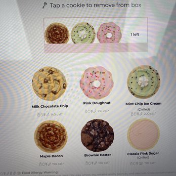 Crumbl - Burlington - Screen to select cookies - Bakeries Near Me - Burlington, North Carolina Crumbl - Burlington - Screen to select cookies - Bakeries Near Me - Burlington, North Carolina