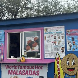 Exterior outside entrance of Manuela Malasada - Big Island - This is the menu so many options to choose from - Waimea, Hawaii Exterior outside entrance of Manuela Malasada - Big Island - This is the menu so many options to choose from - Waimea, Hawaii