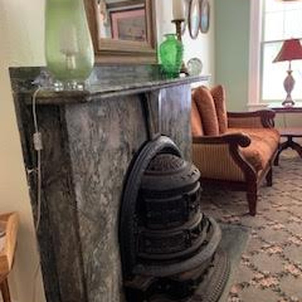 Dormer House - Lobby Fireplace - Hotels Near Me - Cape May, New Jersey