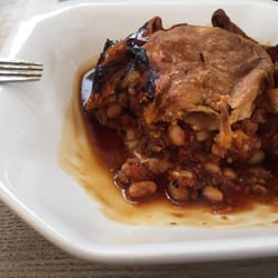 Church Green - Beef chilli pie of the day.