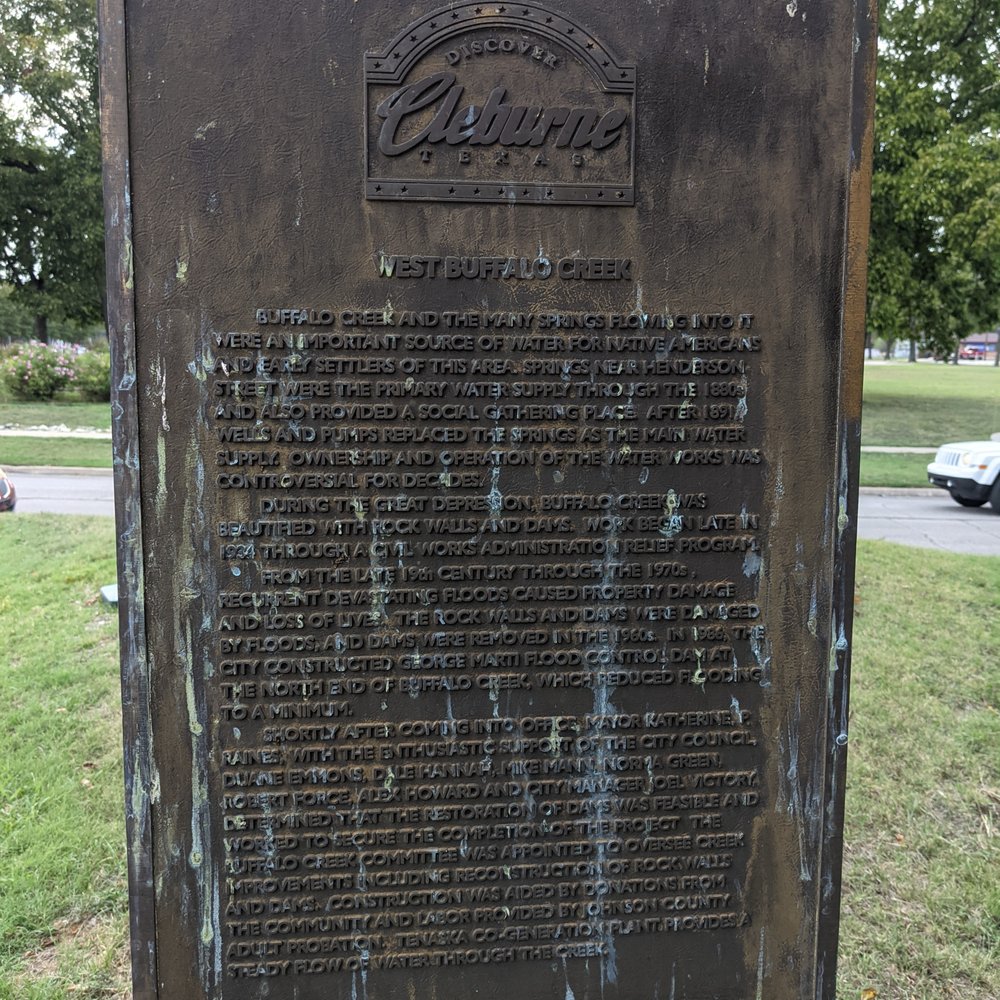 City Spring Historical Marker - City Spring Historical Marker, Cleburne - Landmarks & Historical Buildings Near Me - Cleburne, Texas