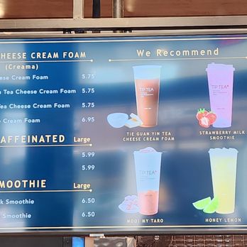 TP Tea - Menu - Bubble Tea Near Me - San Jose, California TP Tea - Menu - Bubble Tea Near Me - San Jose, California