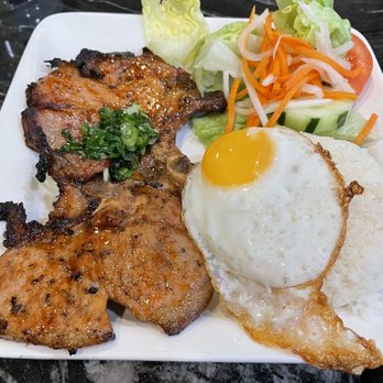 Pho Today - Porkchop with fried egg - Vietnamese Near Me - Lansdale, Pennsylvania Pho Today - Porkchop with fried egg - Vietnamese Near Me - Lansdale, Pennsylvania