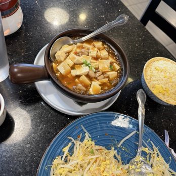 Sands Chinese Restaurant - Ma Po Tofu with Minced Chicken (Lunch Special) - Chinese Near Me - Irwindale, California Sands Chinese Restaurant - Ma Po Tofu with Minced Chicken (Lunch Special) - Chinese Near Me - Irwindale, California