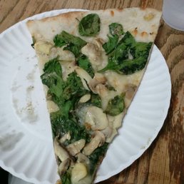 Mushroom and spinach slice Mushroom and spinach slice