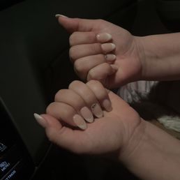 Daughter's French tips!! So cute! Daughter's French tips!! So cute!