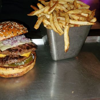 Gretel - Gretel Burger with fries - Cocktail Bars Near Me - Chicago, Illinois