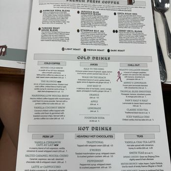 Turning Point - Menu - Coffee & Tea Near Me - Paramus, New Jersey