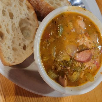 Eddie's Place - Hearty Gumbo with Chicken Sausage - Breakfast & Brunch Near Me - Charlotte, North Carolina Eddie's Place - Hearty Gumbo with Chicken Sausage - Breakfast & Brunch Near Me - Charlotte, North Carolina