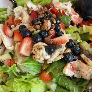 McAlister's Deli - Strawberry, poppyseed, chicken salad could serve a whole family! - Sandwiches Near Me - Port Charlotte, Florida McAlister's Deli - Strawberry, poppyseed, chicken salad could serve a whole family! - Sandwiches Near Me - Port Charlotte, Florida