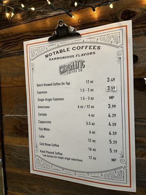 Menu photo 8 Chromatic Coffee San Jose, CA