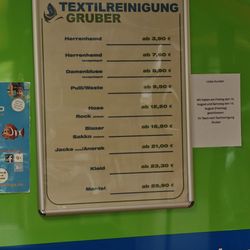 Textilreinigung Gruber - 3.8.2026