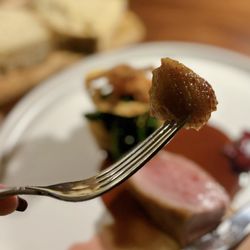 Hapa Bistro - Perfectly cooked duck with delicious [rendered] crispy skin!