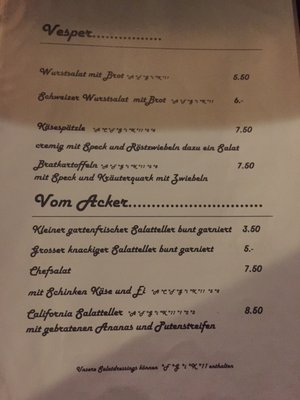 Menu photo 3 Schlawitzer Stube Beerfelden, HE