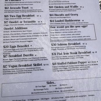 Jack Sprats - Breakfast menu - American Near Me - Cottage Grove, Oregon