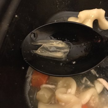 Chick-fil-A - Hard and sharp piece of plastic in chicken soup - Fast Food Near Me - Flagstaff, Arizona Chick-fil-A - Hard and sharp piece of plastic in chicken soup - Fast Food Near Me - Flagstaff, Arizona