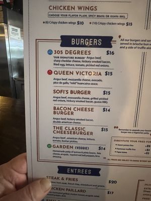 Menu photo 5 305 Degrees Burgers Bar Hollywood, FL Menu photo 5 305 Degrees Burgers Bar Hollywood, FL