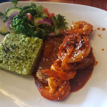 MeXo - Shrimp Diablo, a salad, and cilantro lime rice - Mexican Near Me - Grand Rapids, Michigan MeXo - Shrimp Diablo, a salad, and cilantro lime rice - Mexican Near Me - Grand Rapids, Michigan
