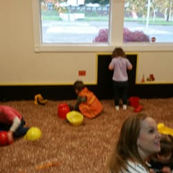 Time to Shine Preschool - Dig Pit. Giant sensory bin. Our sons loved this