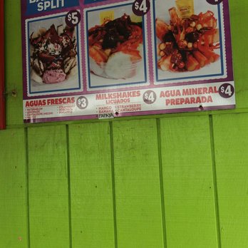 Refresqueria El Manguito - Menu - Desserts Near Me - Channelview, Texas