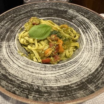 Trattoria della Stampa - Tagliatelle with Pesto & Tomato - Italian Near Me - Rome, RM