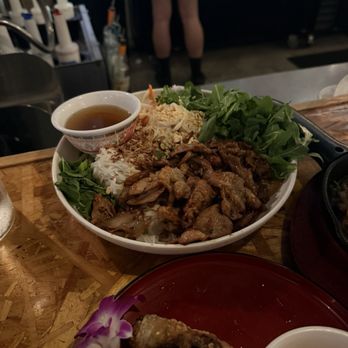 Rooster And The Pig - Lemongrass pork noodles - Vietnamese Near Me - Palm Springs, California Rooster And The Pig - Lemongrass pork noodles - Vietnamese Near Me - Palm Springs, California